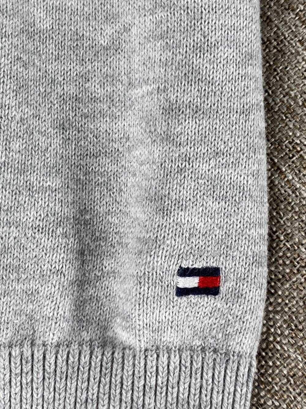 Tommy Hilfiger 100% Pima Cotton Knit Sweater Women's Medium Multicolor Argyle - Picture 8 of 12